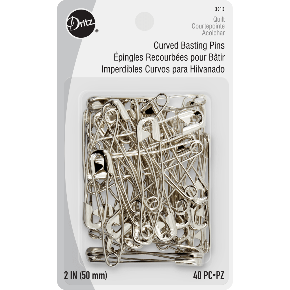 Dritz - Curved Basting Pins -2" - 40 pc. - Size 3