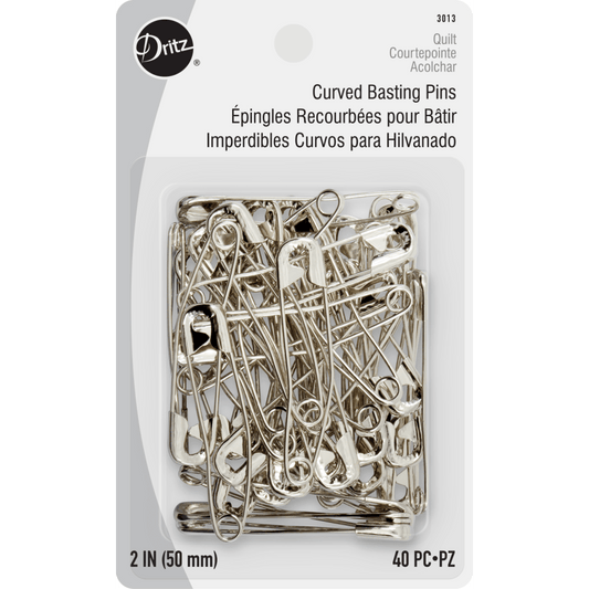 Dritz - Curved Basting Pins -2" - 40 pc. - Size 3