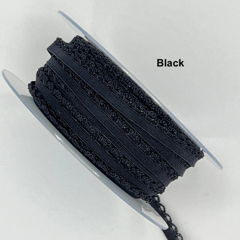 Picot Elastic - 10mm - Various